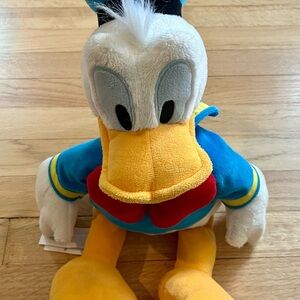 Disney Blue and White Donald Duck Plush, approx. 16”, Disney Store